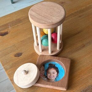 Montessori wooden baby toys